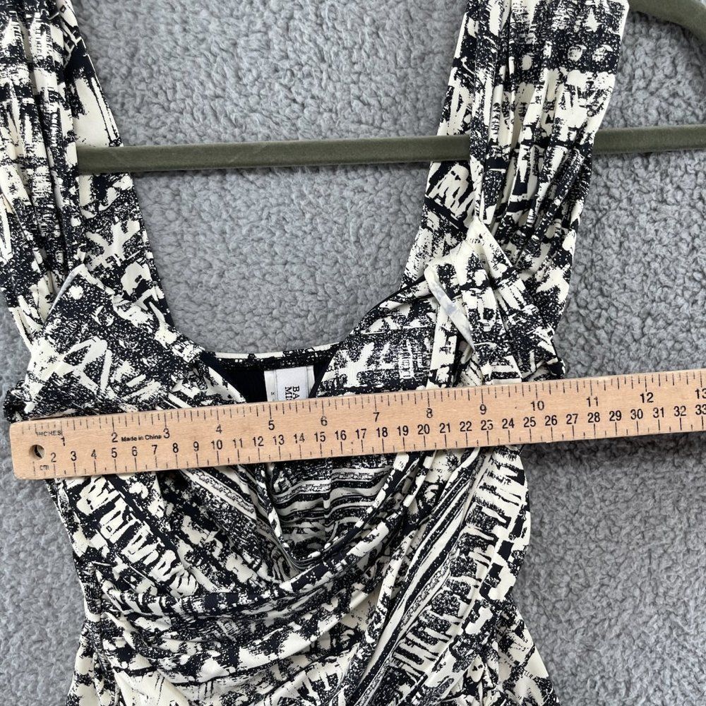 Badgley Mischka Black and White Patterned One-Piece Swimsuit. Stunning! Size 6 - Picture 7 of 14